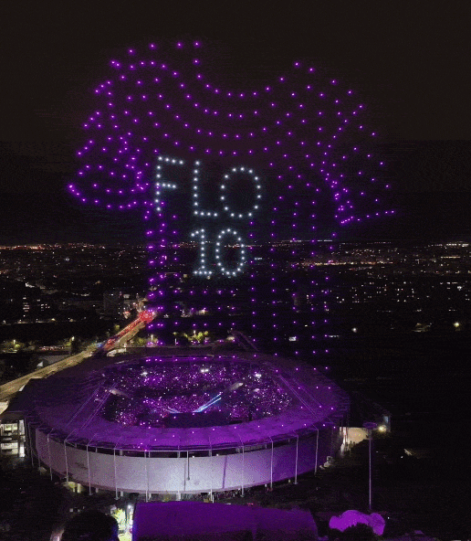Big Flo & Oli - Spectacle de drones concert à Toulouse